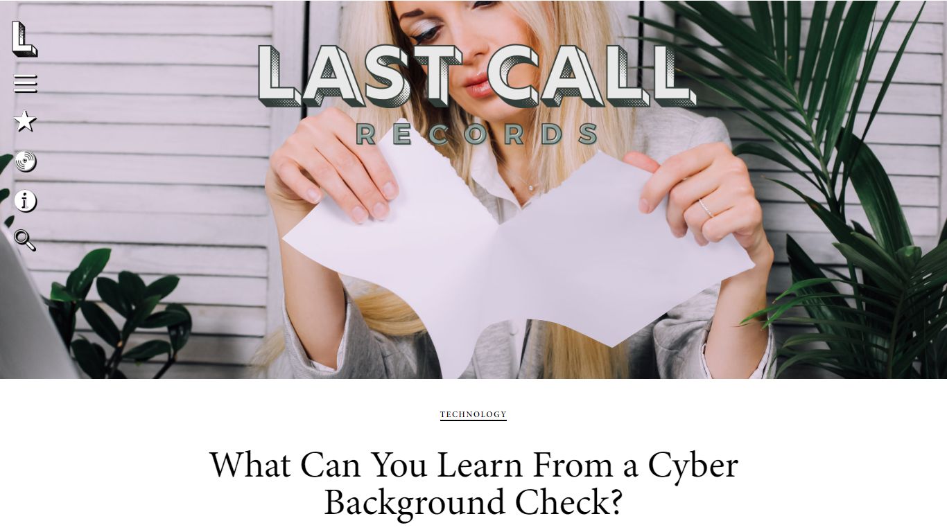 What Can You Learn From a Cyber Background Check?